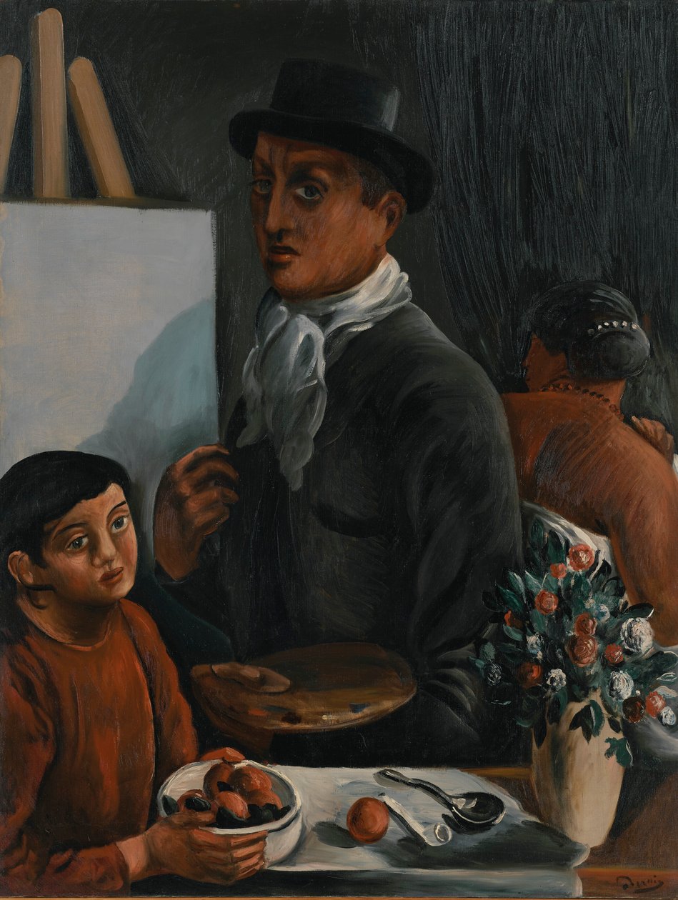 Konstnären i sin ateljé av Andre Derain