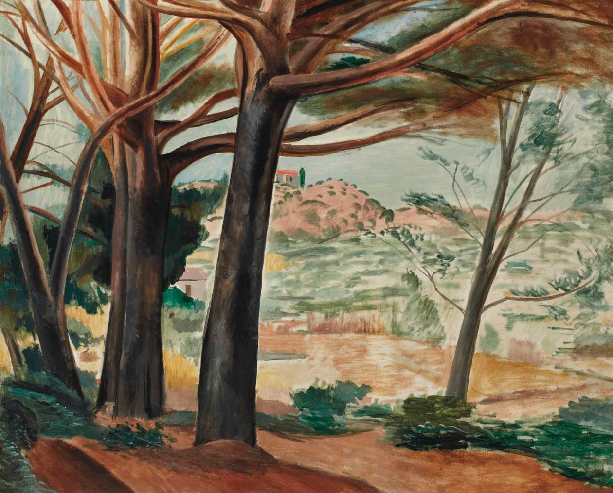 Skogen i Martigues av Andre Derain