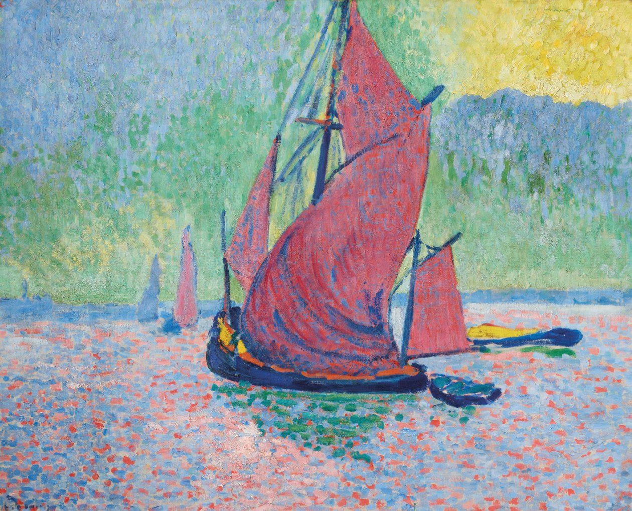De röda seglen av Andre Derain