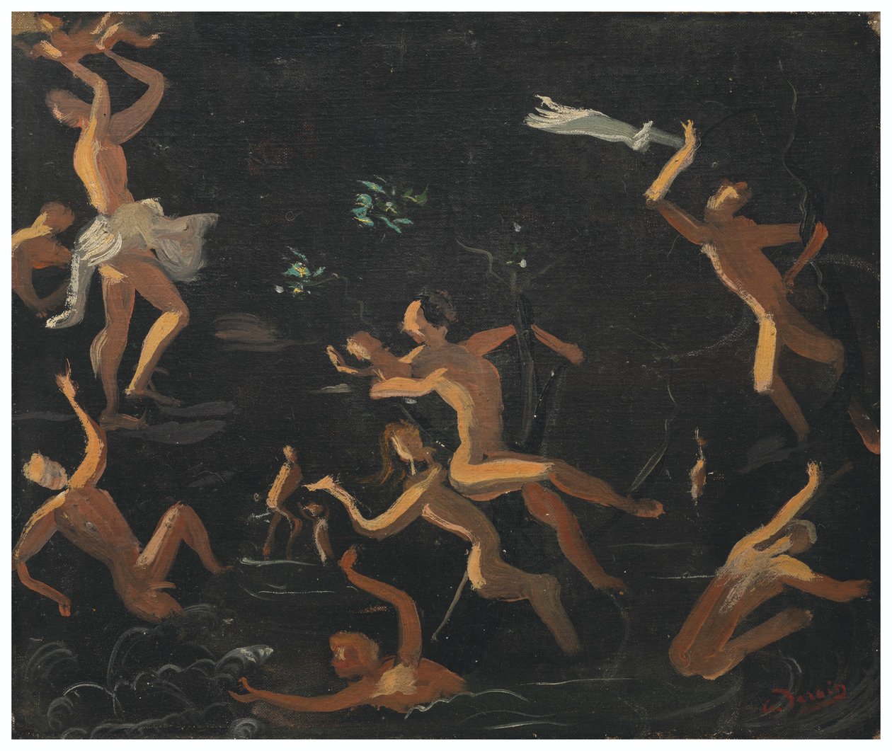 Nymfer i badkaret av Andre Derain