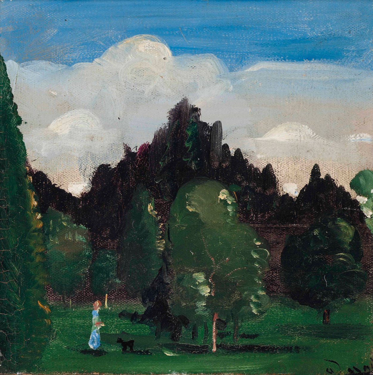 Landskap i Ile-de-France av Andre Derain
