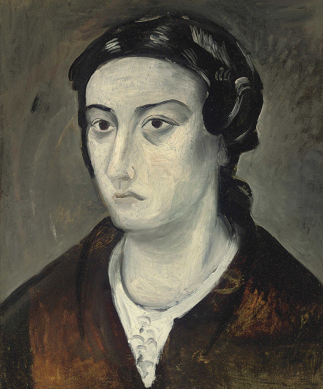 Porträtt av Mme Derain av Andre Derain