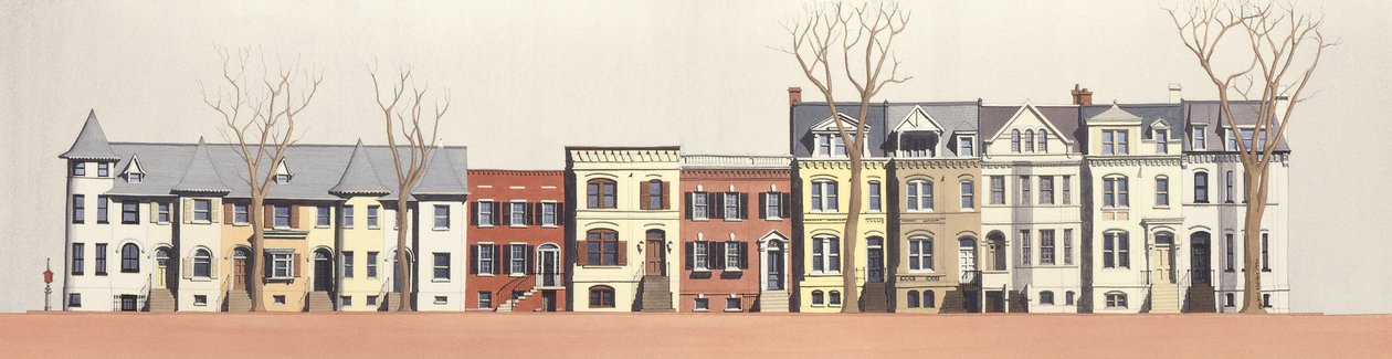 2901-2923 Q Street, Georgetown, Washington DC av Andras Kaldor