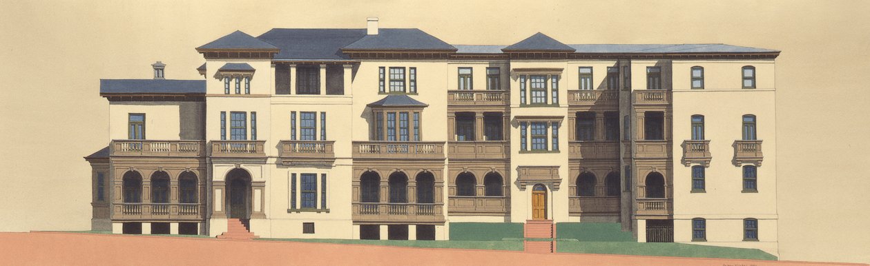30th och Q Street, Georgetown. Washington DC av Andras Kaldor