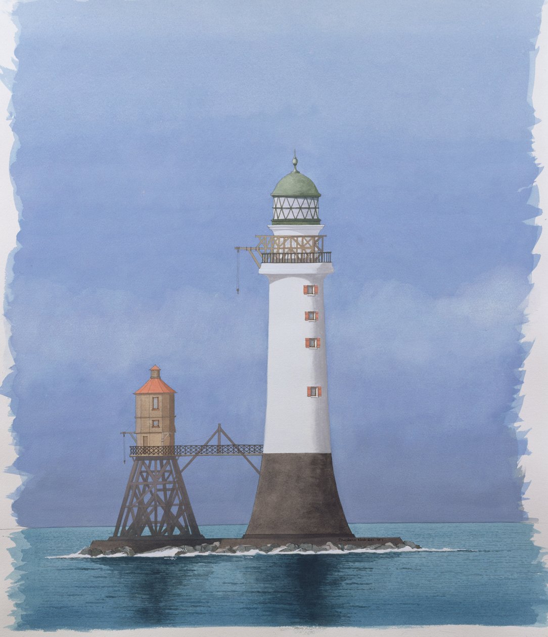 Bell Rock Light, Arbroath, Skottland av Andras Kaldor