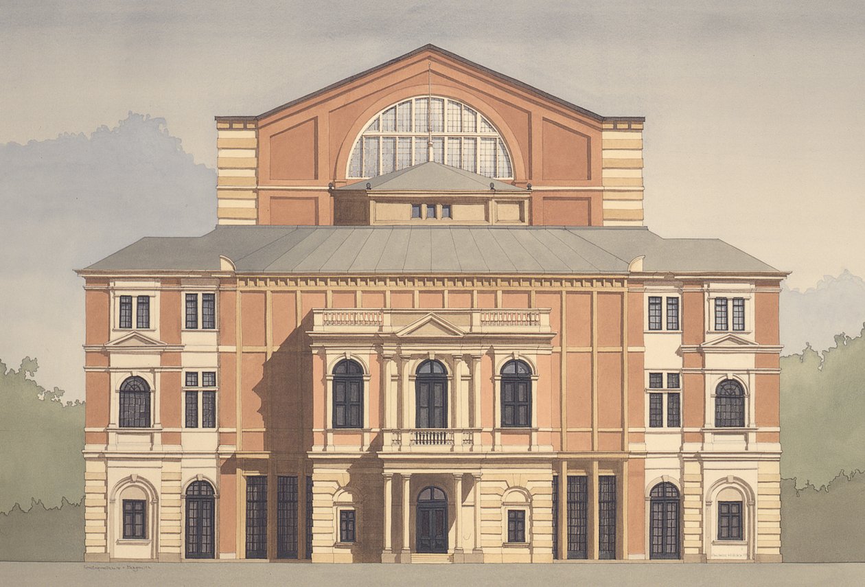 Festspielhaus, Bayreuth, Tyskland av Andras Kaldor