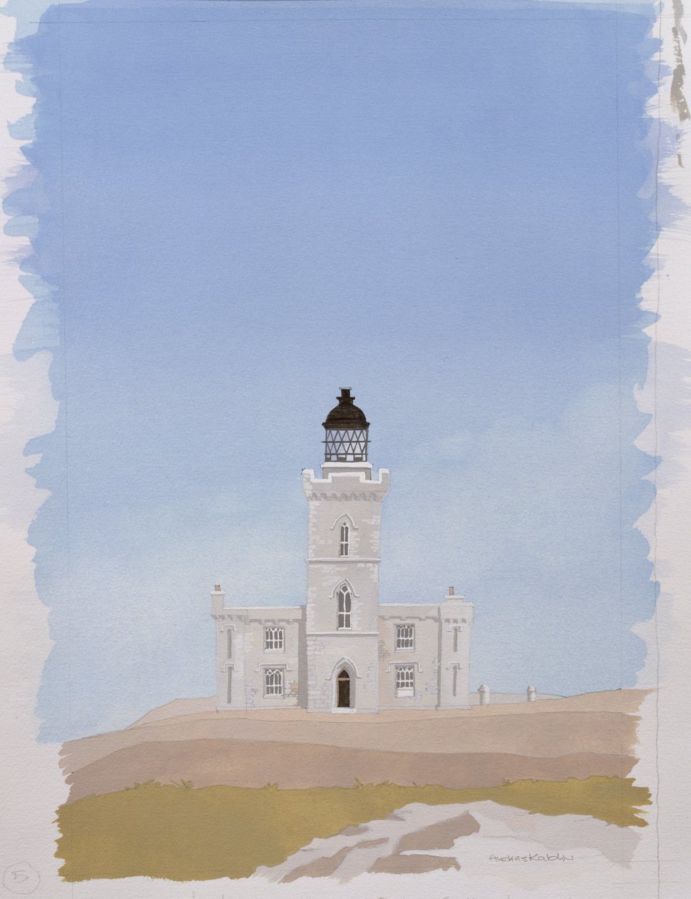 Isle of May Lighthouse, Fife, Skottland av Andras Kaldor