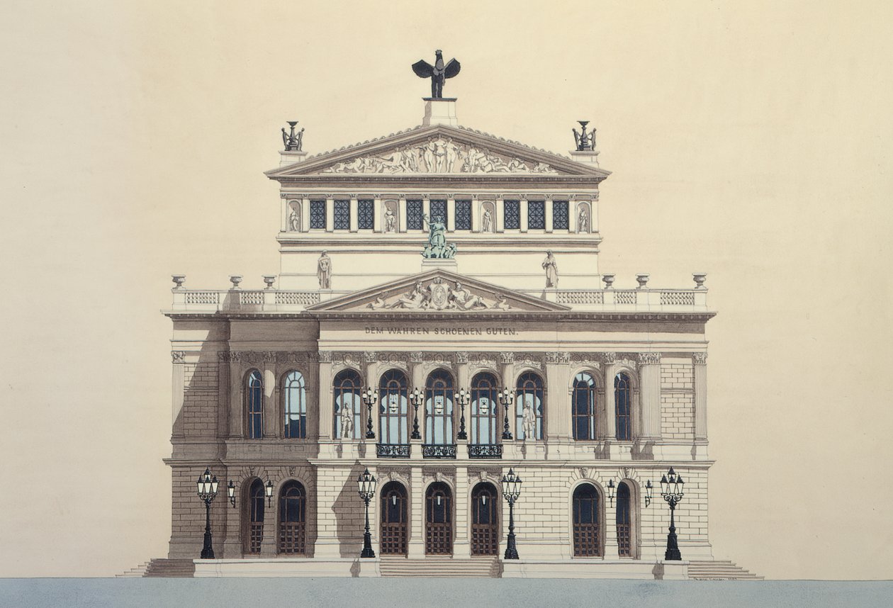 Operahuset, Frankfurt, Tyskland av Andras Kaldor