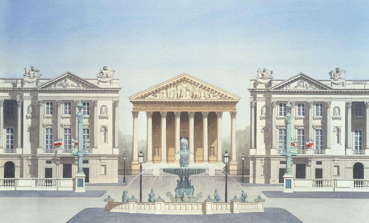 Place de la Concorde, Paris av Andras Kaldor