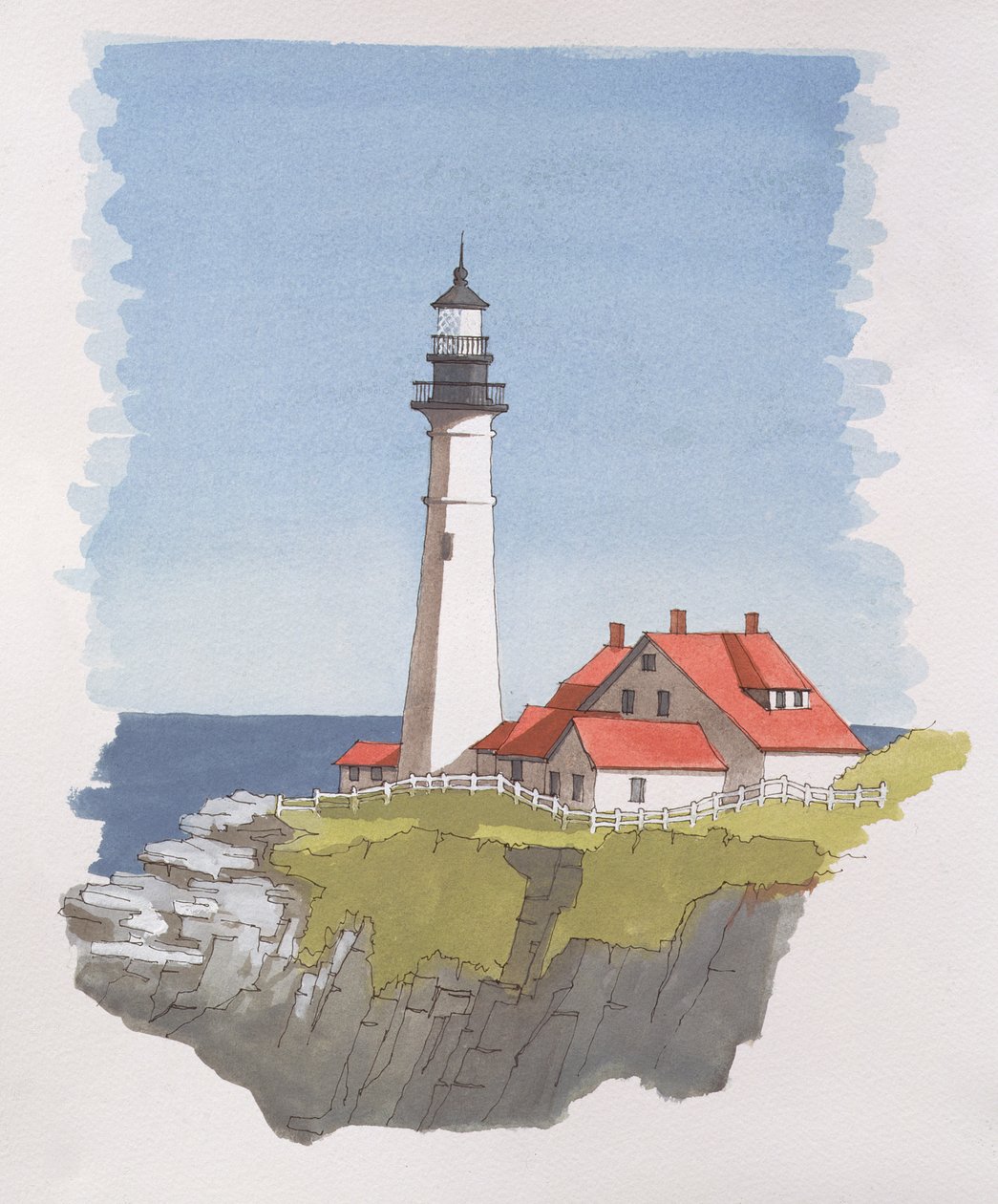 Portland Head Lighthouse, Maine, USA av Andras Kaldor