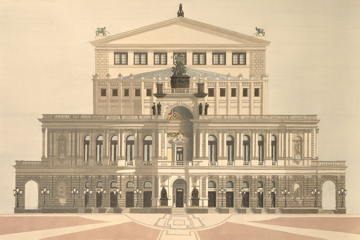 Statsoperan, Dresden, Tyskland av Andras Kaldor