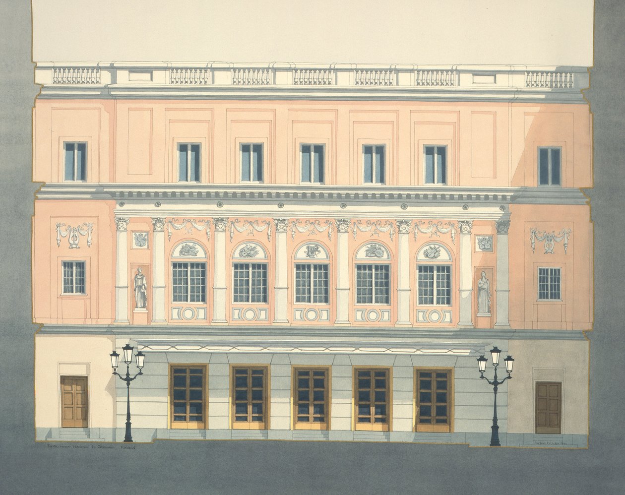 Teatro Lirico, National la Zarzuela, Madrid, Spanien av Andras Kaldor