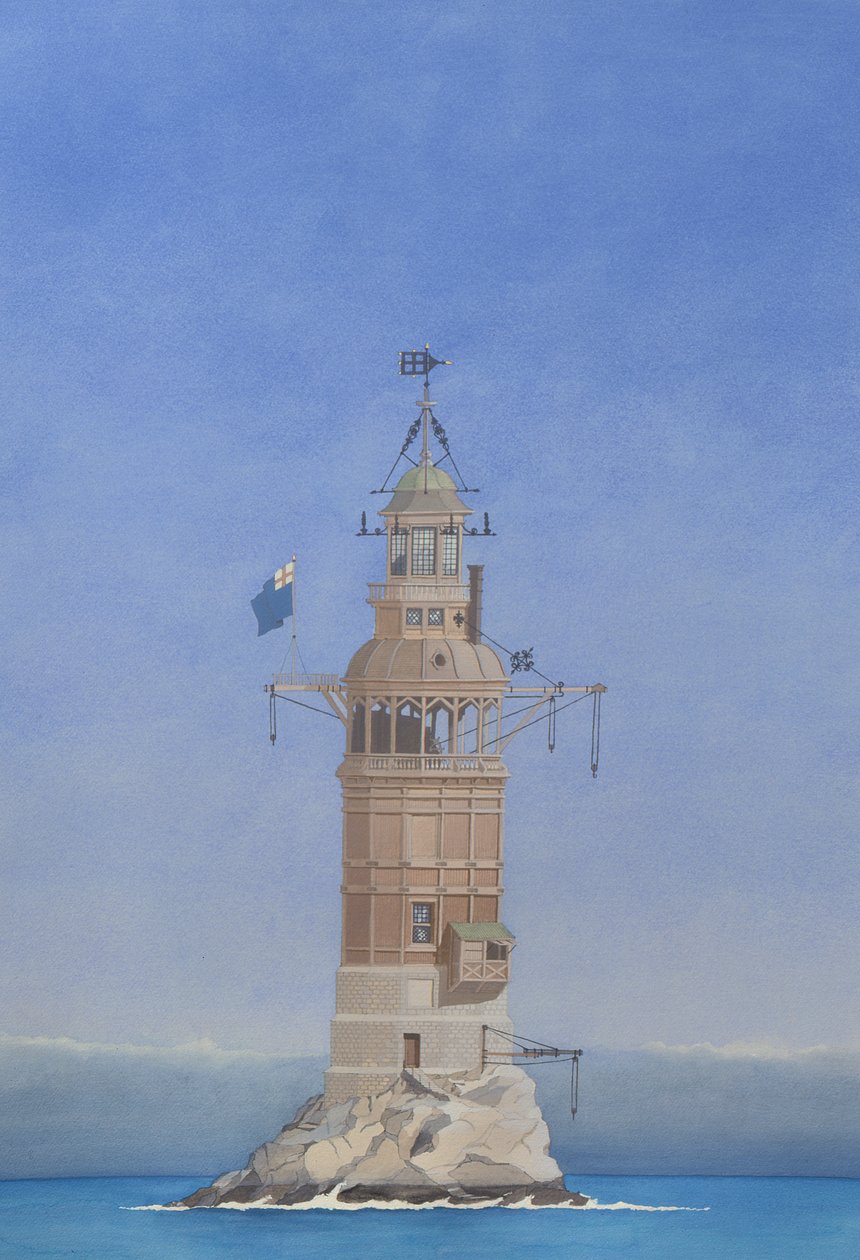 Den andra Eddystone-lampan, Plymouth av Andras Kaldor