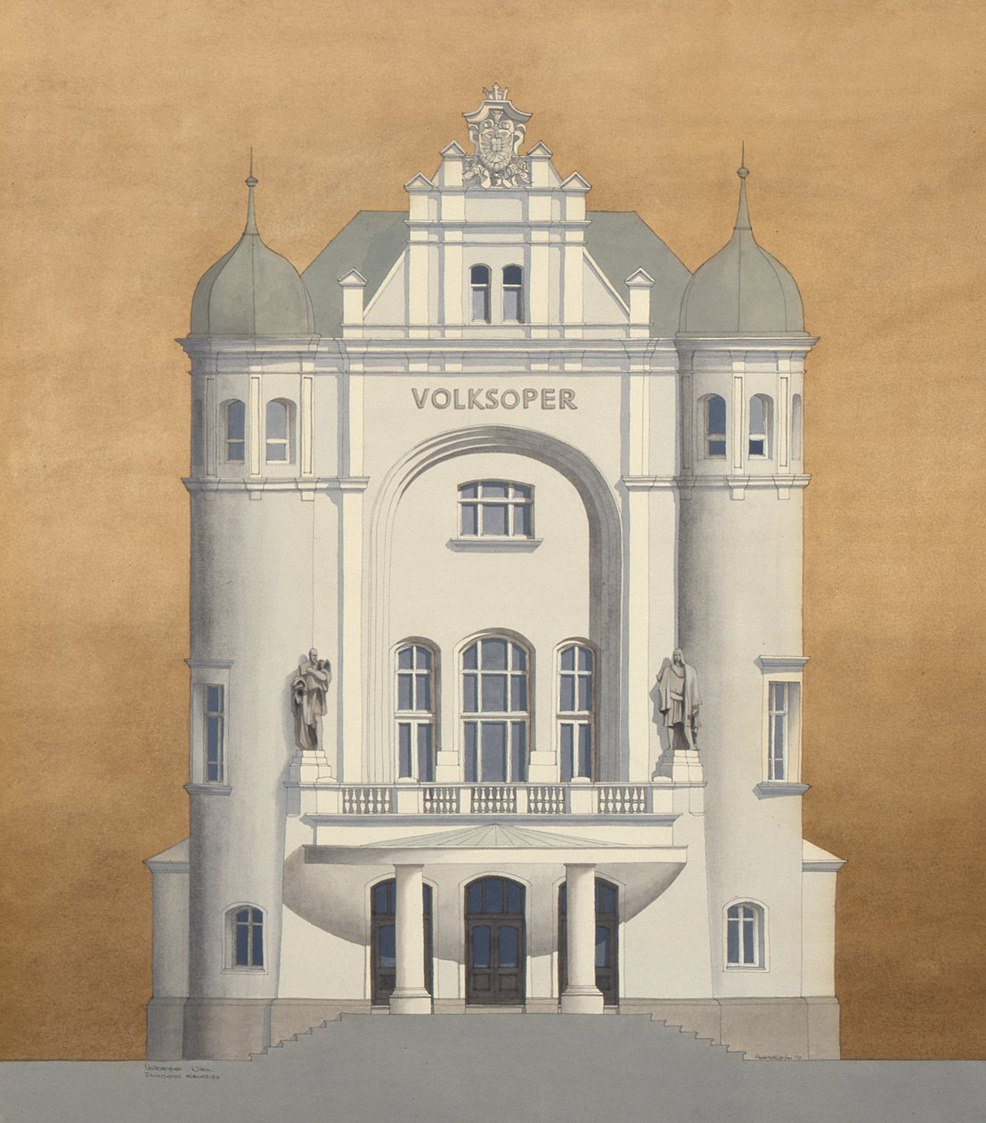 Volksoper,Vienna, Austria av Andras Kaldor