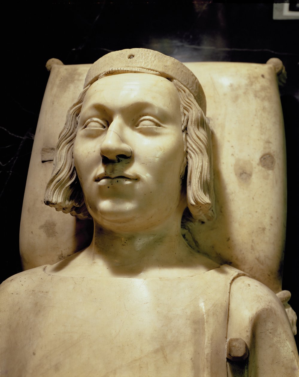 Karl V den vise (1338-80) gravskulptur, ca 1364 (marmor) (se även 95784) av Andre Beauneveu