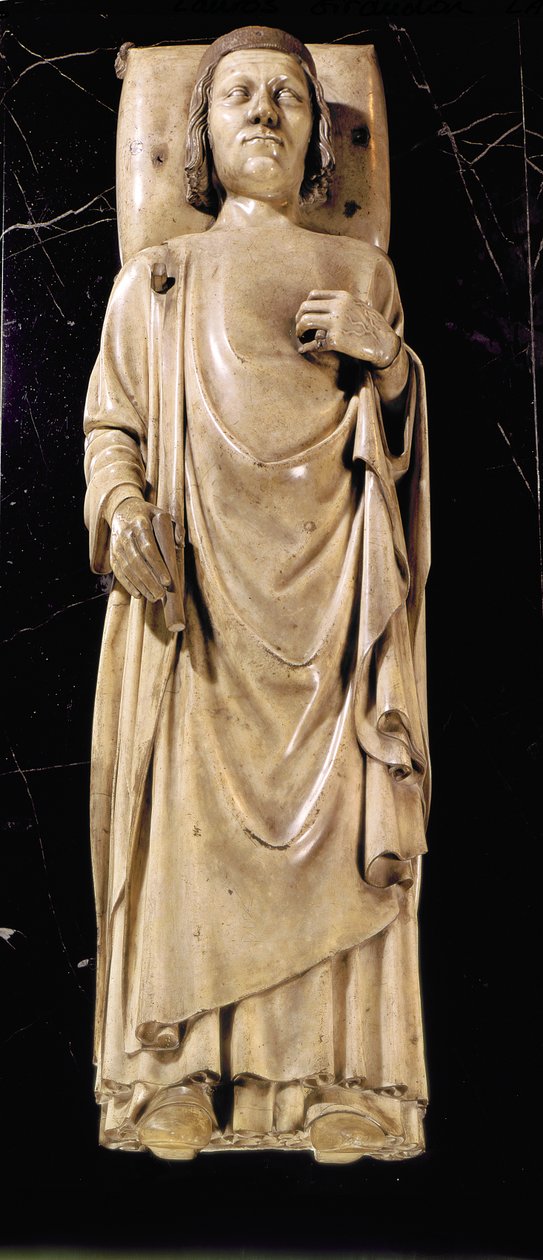 Bild av Karl V (1338-80) den vise, ca 1364 (marmor) av Andre Beauneveu