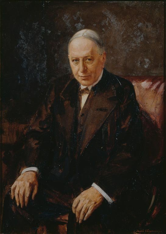 Portrait of Robert Chalmers, 1st Baron Chalmers 1858-1938 av Andre Cluysenaar
