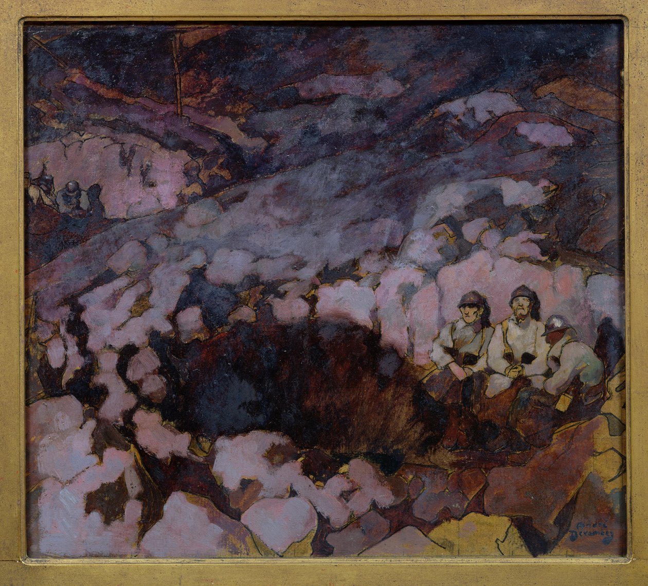 A Trench, höger panel av triptyken 