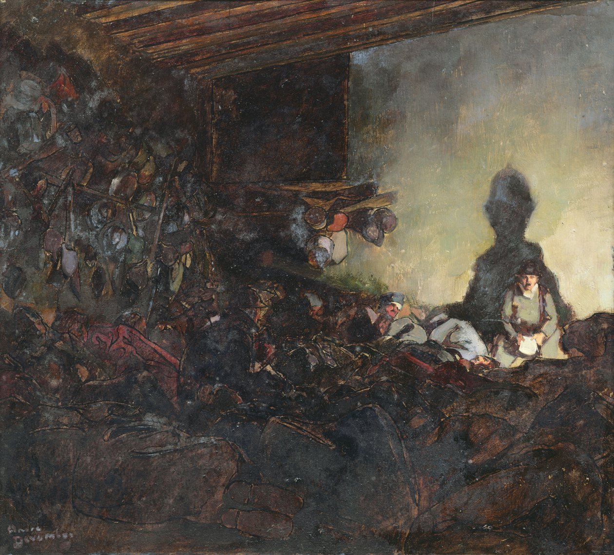 The Billet, vänstra panelen av triptyken 