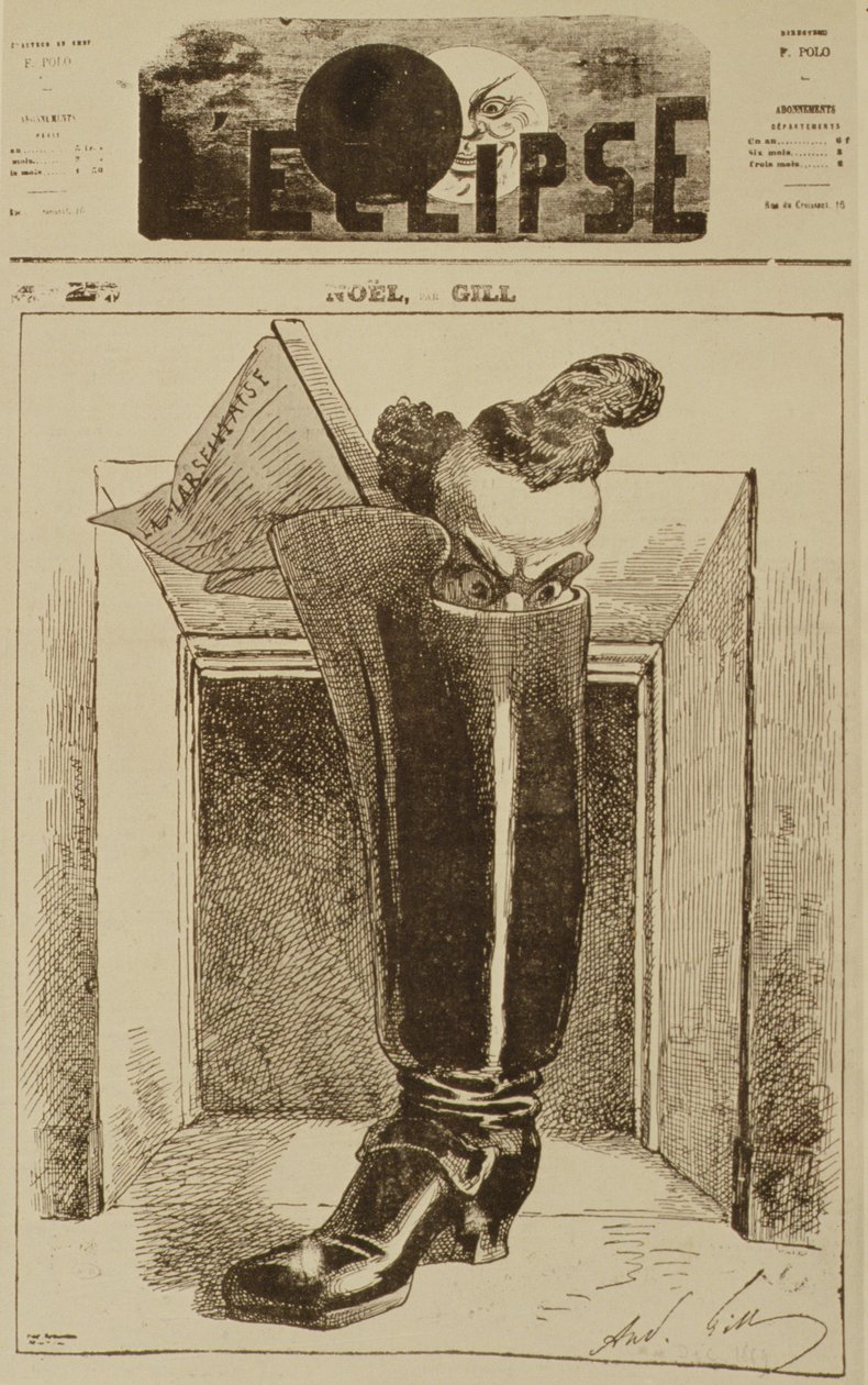 Noël, The Marseillaise in a Boot, omslagsillustration från 