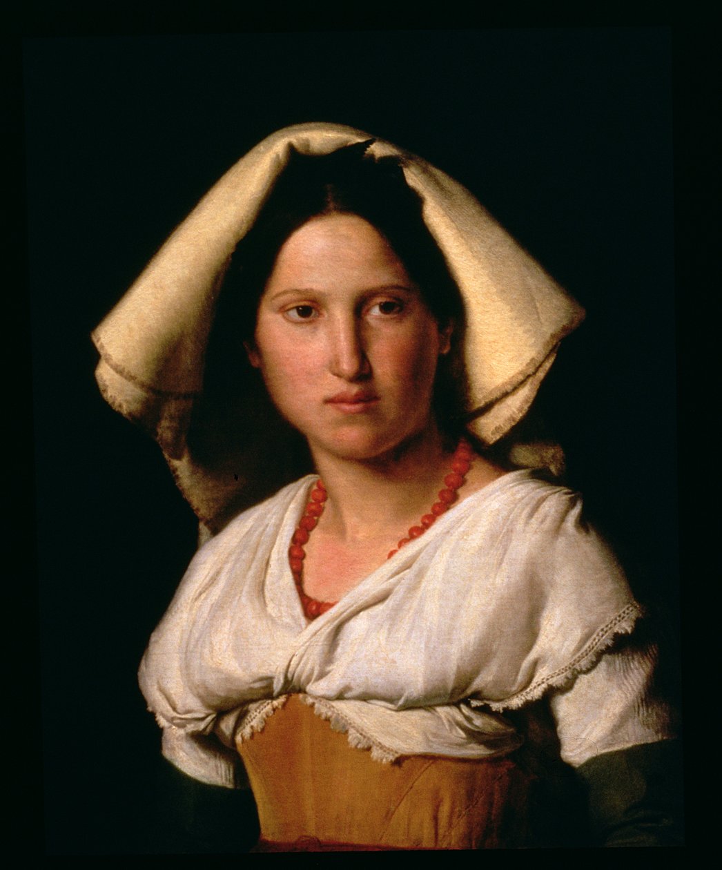 Porträtt av Vittoria Caldoni eller den unge italienaren av Andre Jacques Victor Orsel