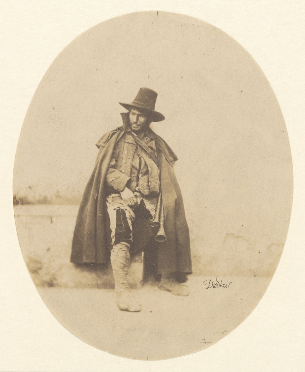 [Infödd i Kalabrien, Italien] av Andre Adolphe Eugene Disderi