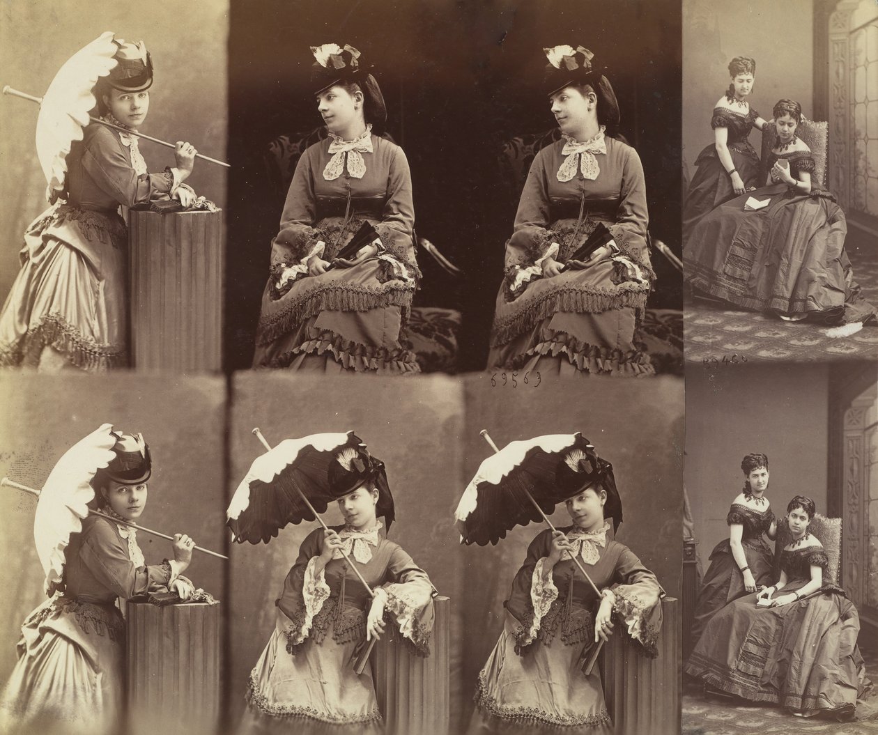 Gabrielle, M. Gutierrez de Estrada, 1867. av Andre Adolphe Eugene Disderi