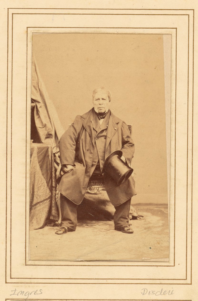 [Jean Auguste Dominique] Ingres (1780 - 1867) av Andre Adolphe Eugene Disderi