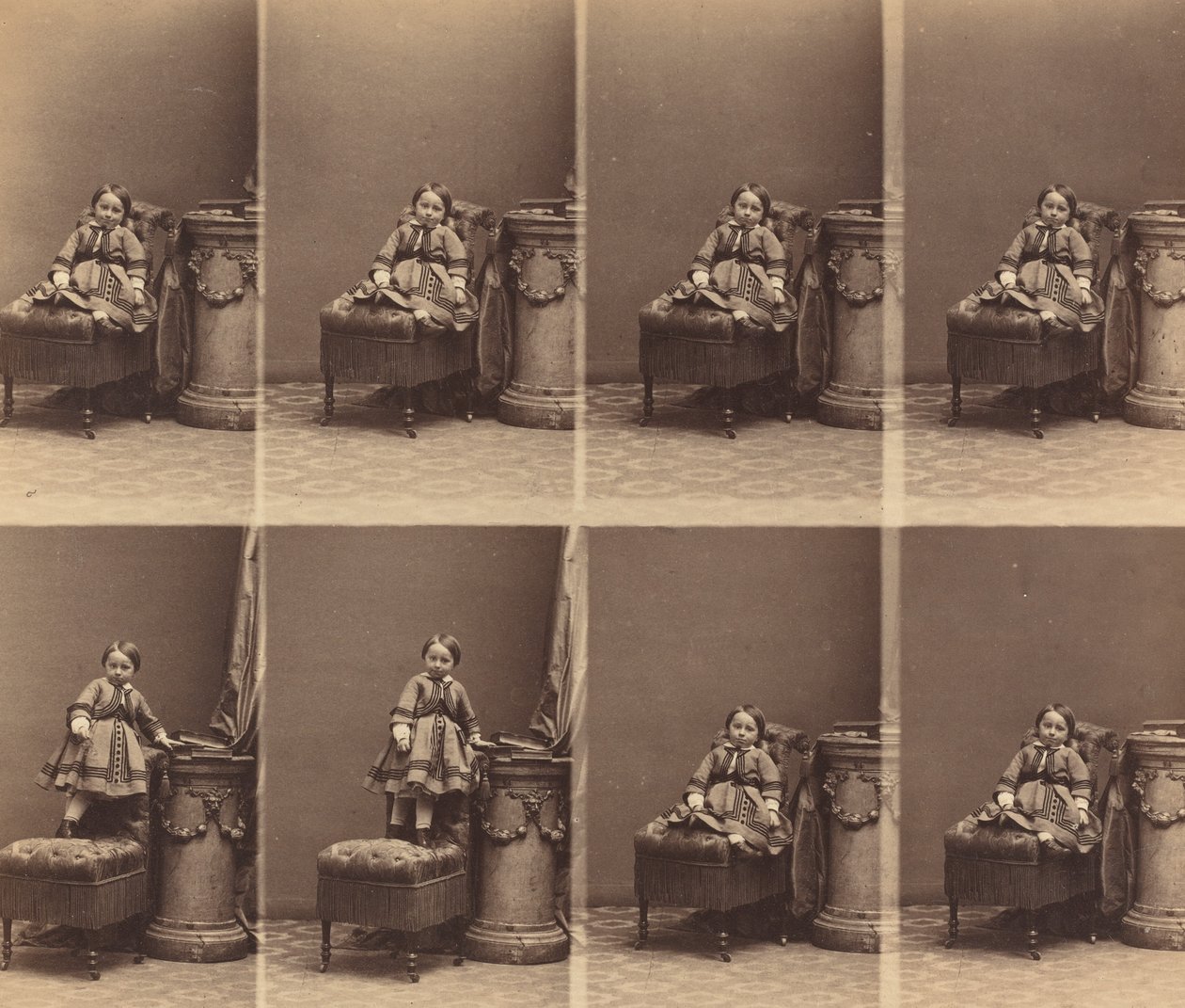 Mademoiselle Trachier, ca. 1860. av Andre Adolphe Eugene Disderi