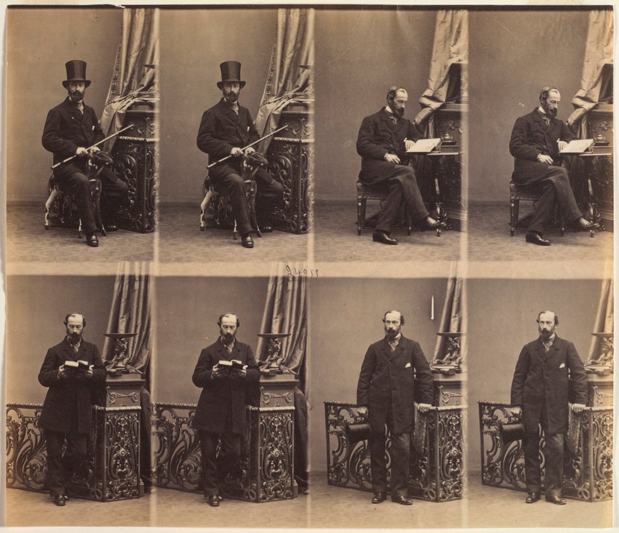 Herr Merlen, 1861. av Andre Adolphe Eugene Disderi