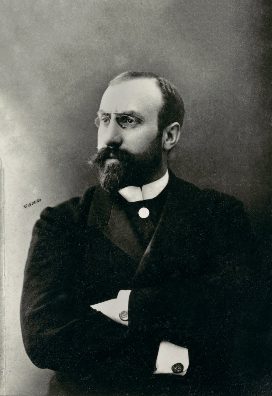 Porträtt av Marcel Habert (foto) av Andre Adolphe Eugene Disderi