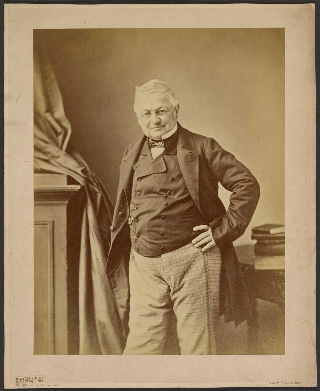 Porträtt av Adolphe Thiers 1797-1877, ca 1860. av Andre Adolphe Eugene Disderi