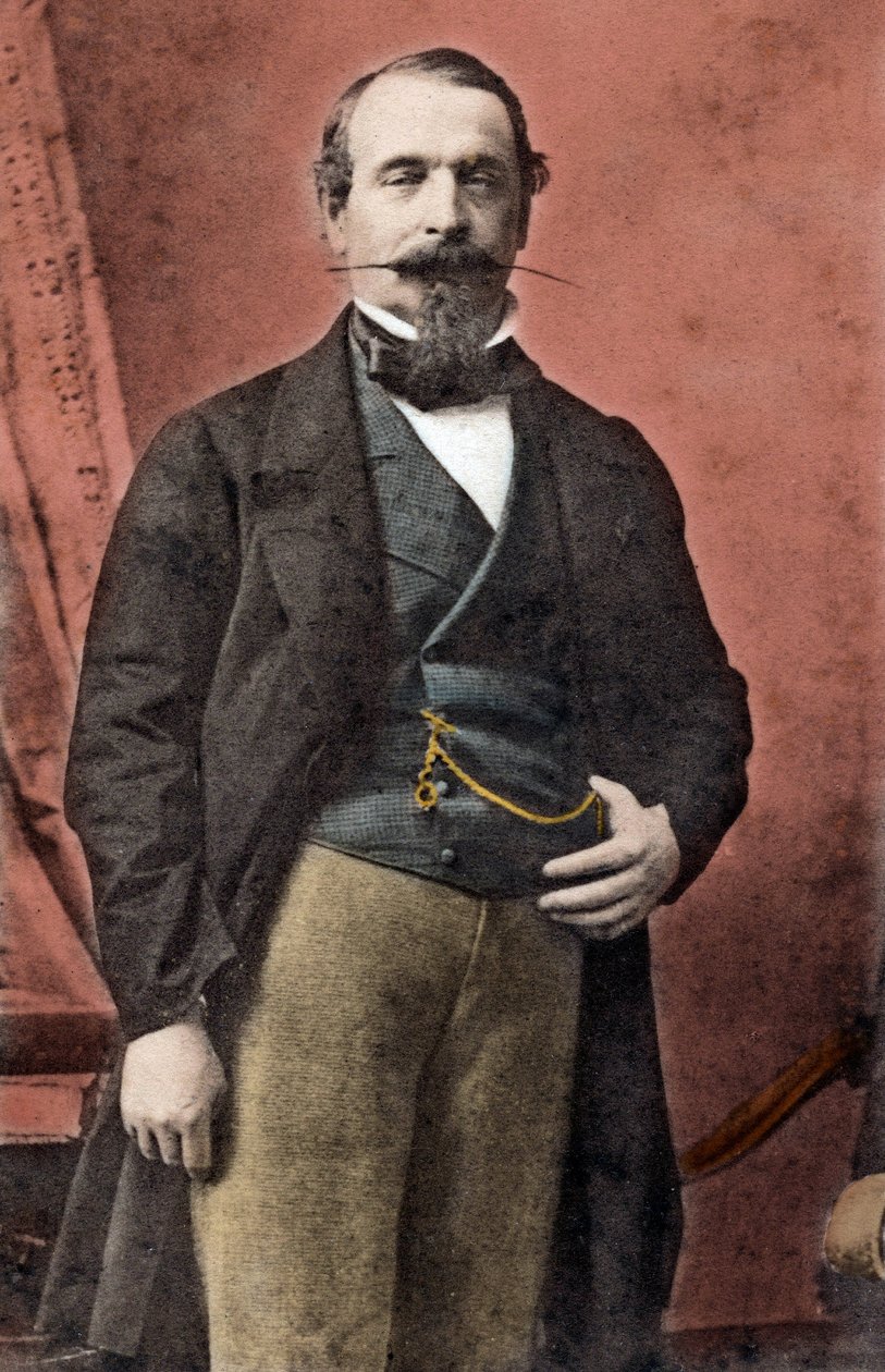 Porträtt av Napoleon III (Louis-Napoleon Bonaparte av Andre Adolphe Eugene Disderi