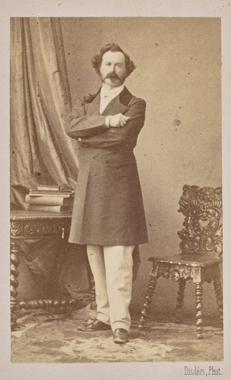 Porträtt av Sir Robert Peel 1788-1850, 1862. av Andre Adolphe Eugene Disderi