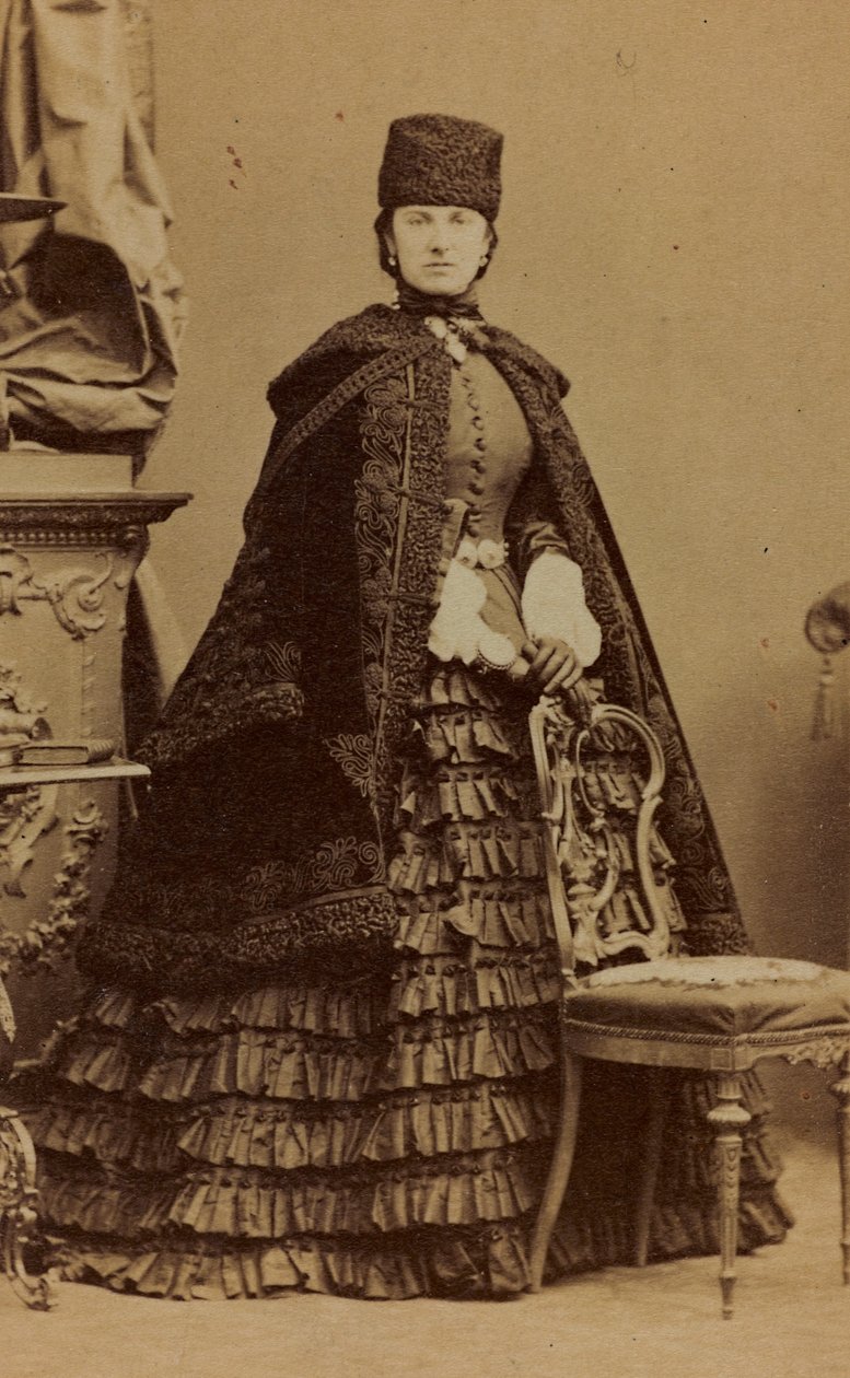 Porträtt av Anne Sutherland-Leveson-Gower, hertiginnan av Sutherland av Andre Adolphe Eugene Disderi