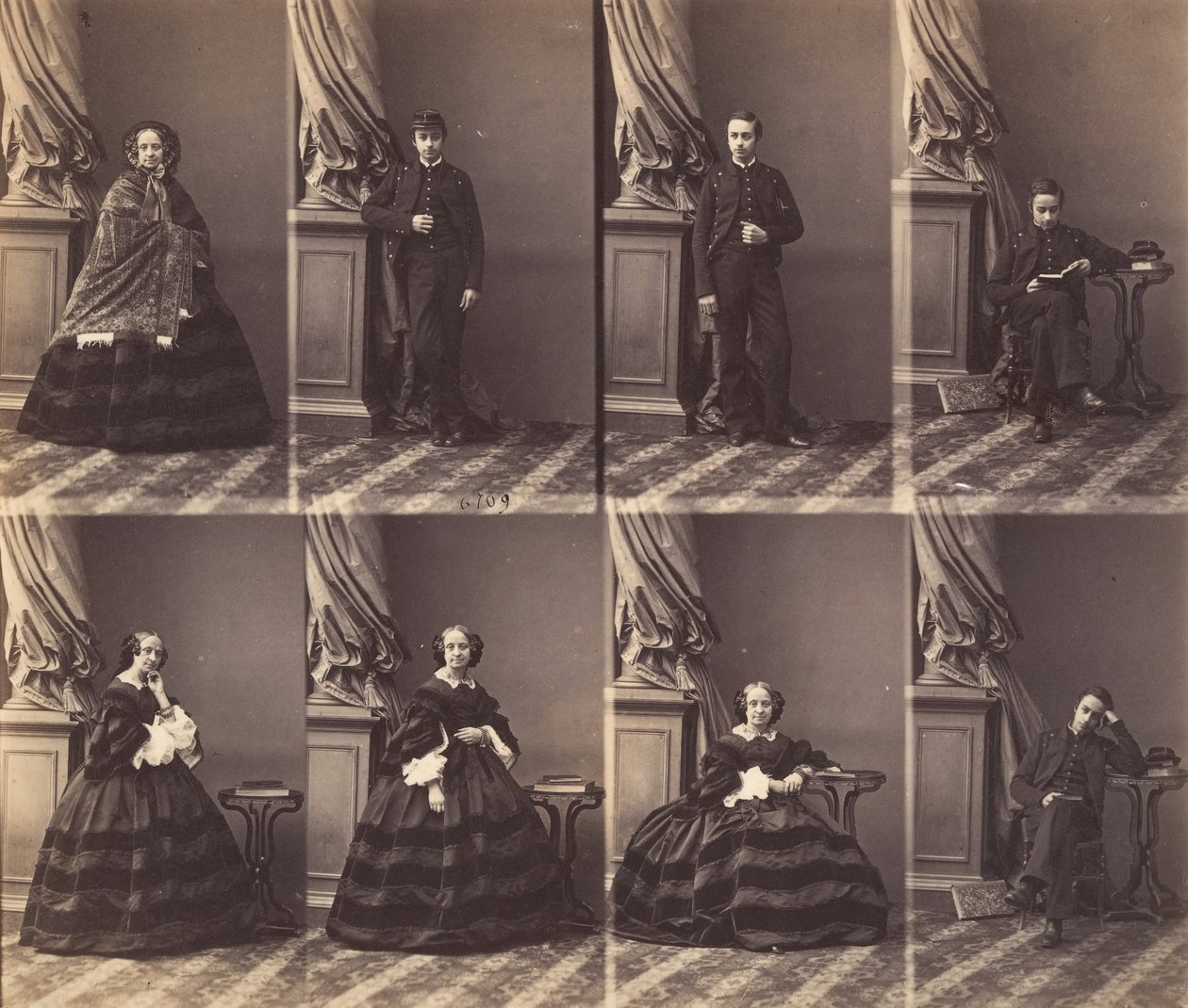 Taglione, september 1857-november 1858. av Andre Adolphe Eugene Disderi