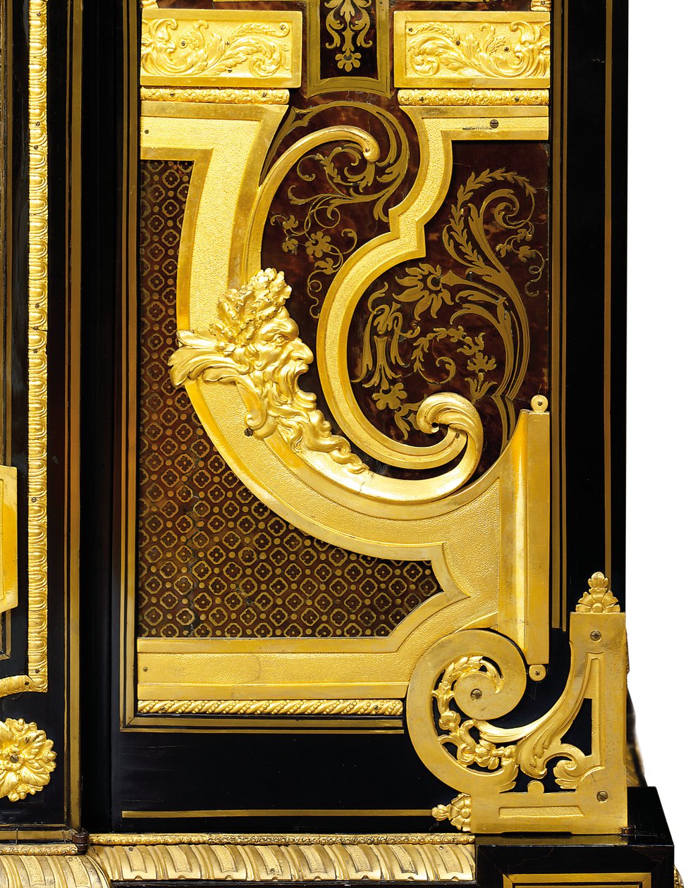 Louis XIV petit armoise, ca 1700-10 (ormolu, mässing, sköldpaddsskal, ebenholts och intarsia) av Andre Charles (attr. to) Boulle