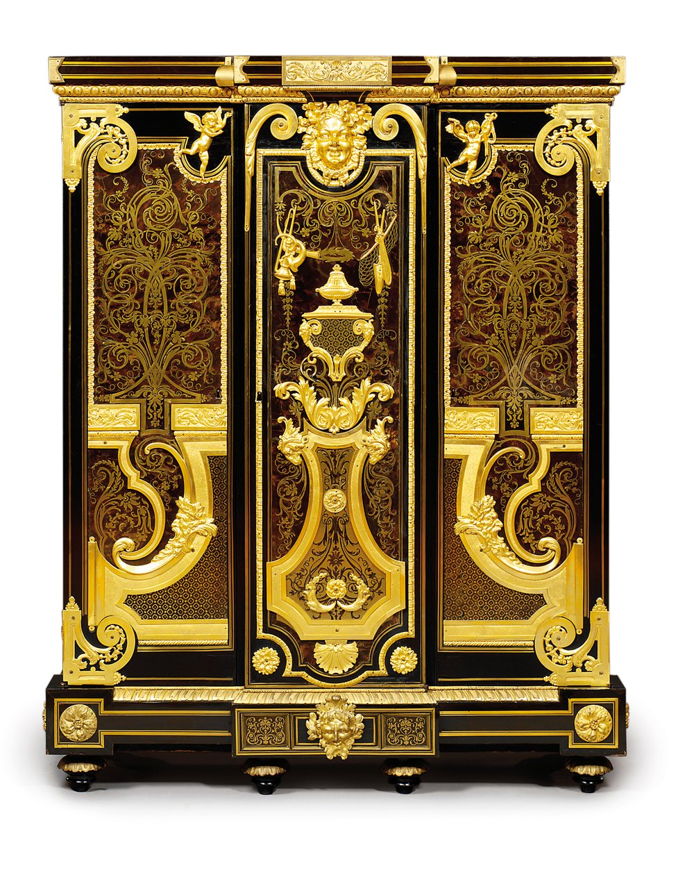 Ludvig XIV litet skåp, c.1700-10 av Andre Charles Boulle
