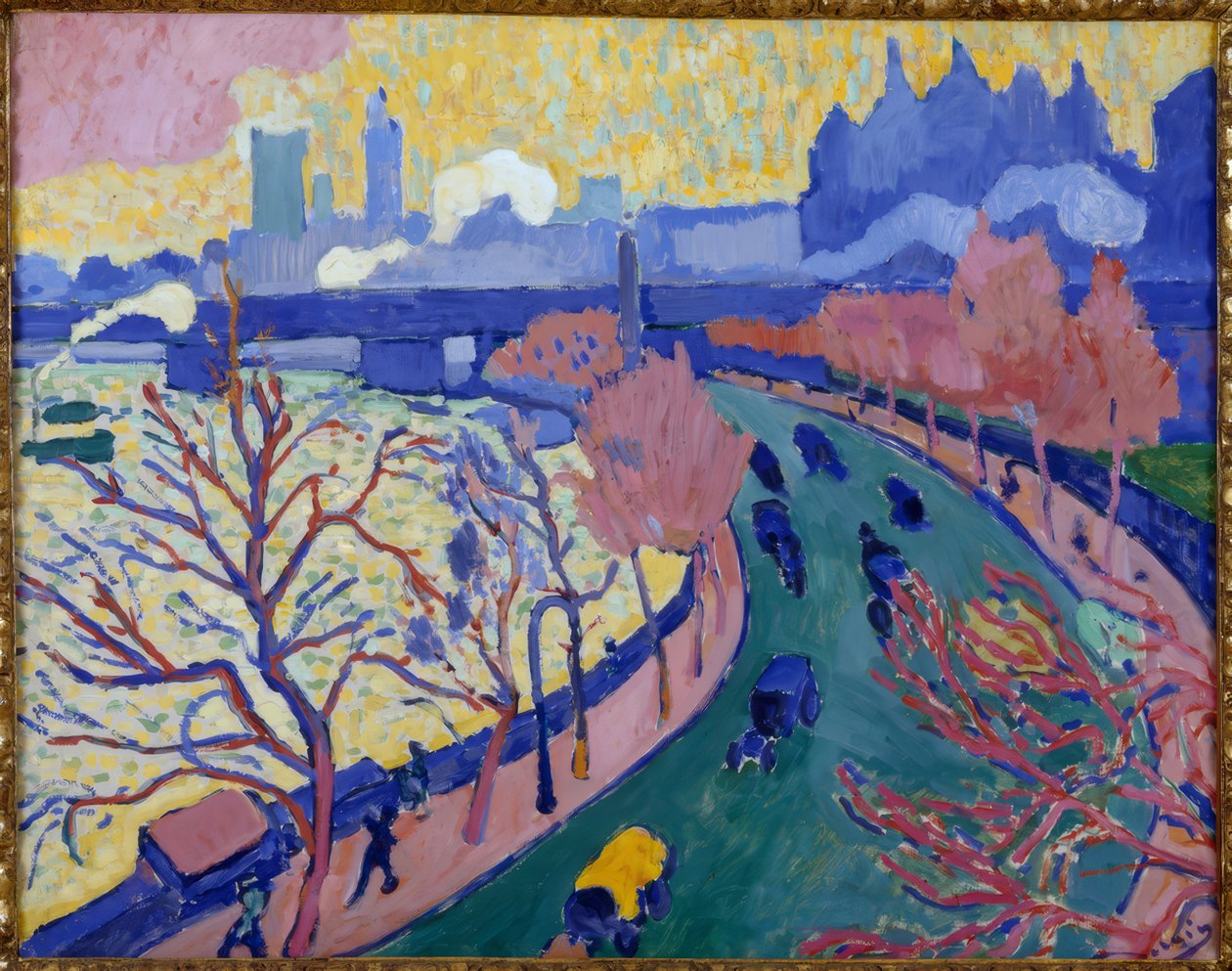 Charing Cross Bridge i London av Andre Derain