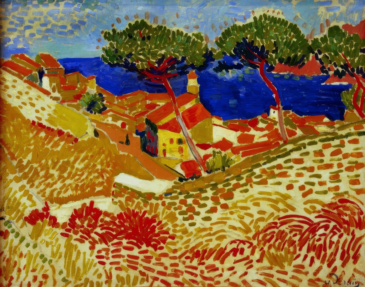 Collioure, byn vid havet av Andre Derain