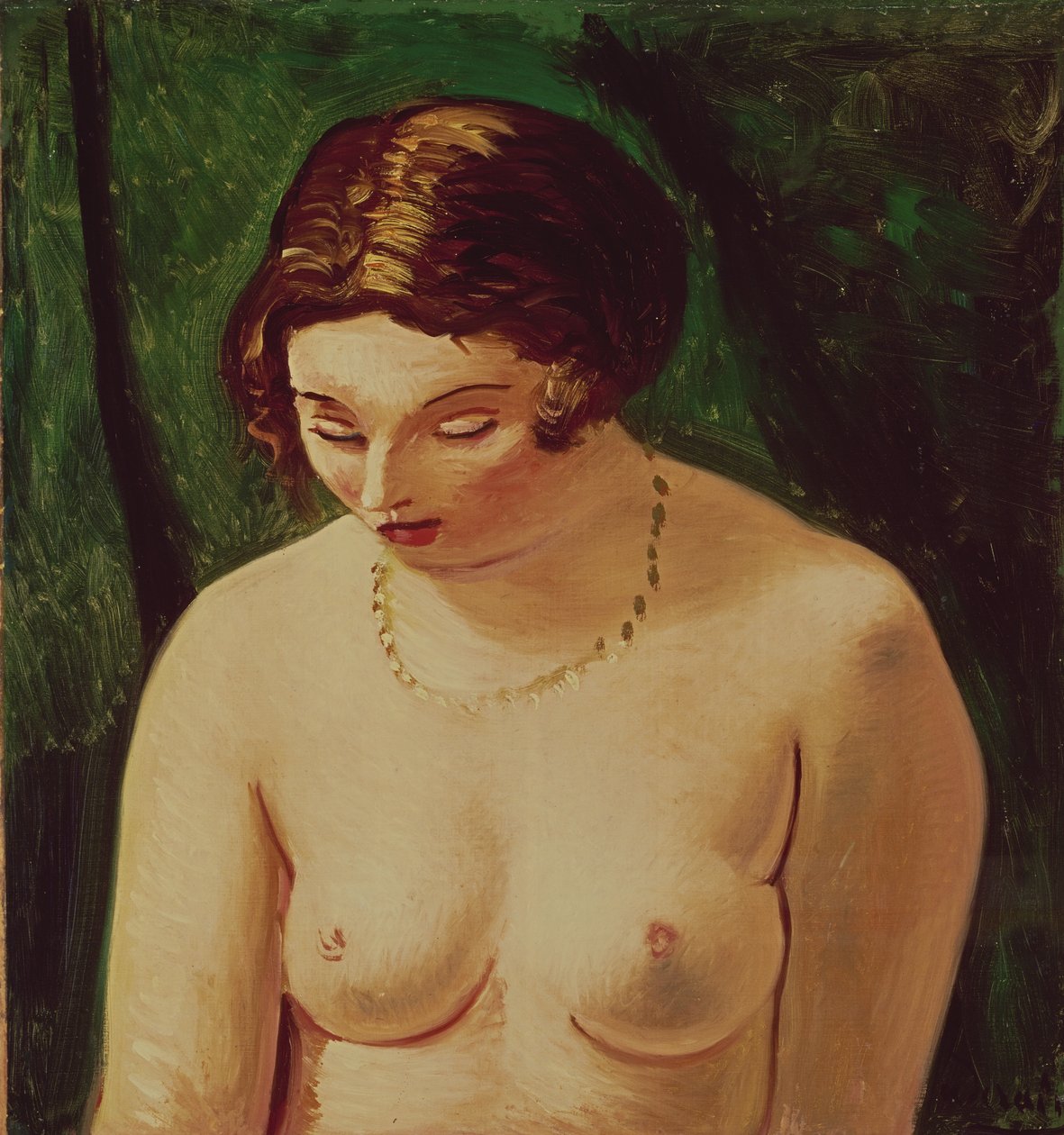 Kvinnlig nakenbild (olja på duk) av Andre Derain