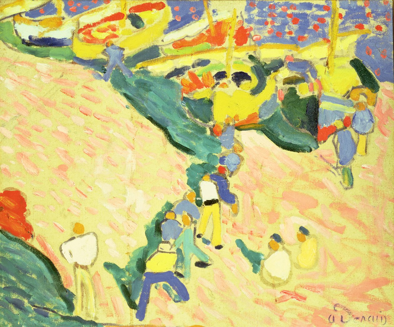 Fiskare vid Collioure av Andre Derain