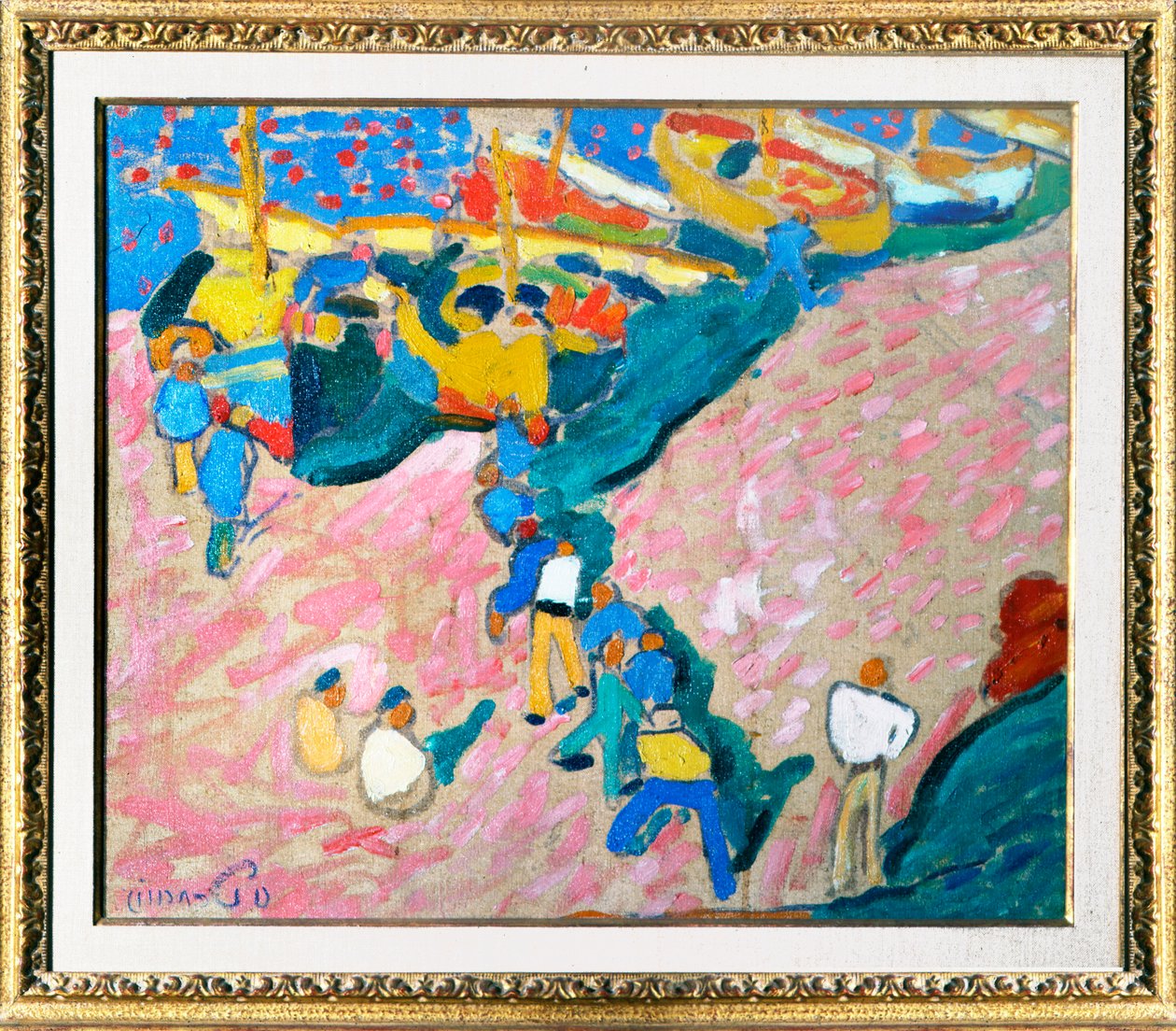Fiskare vid Collioure av André Derain av Andre Derain