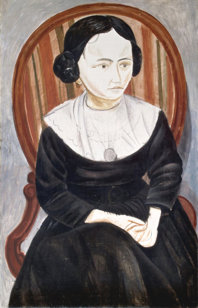 Flicka i svart, ca 1913 (olja på duk) av Andre Derain