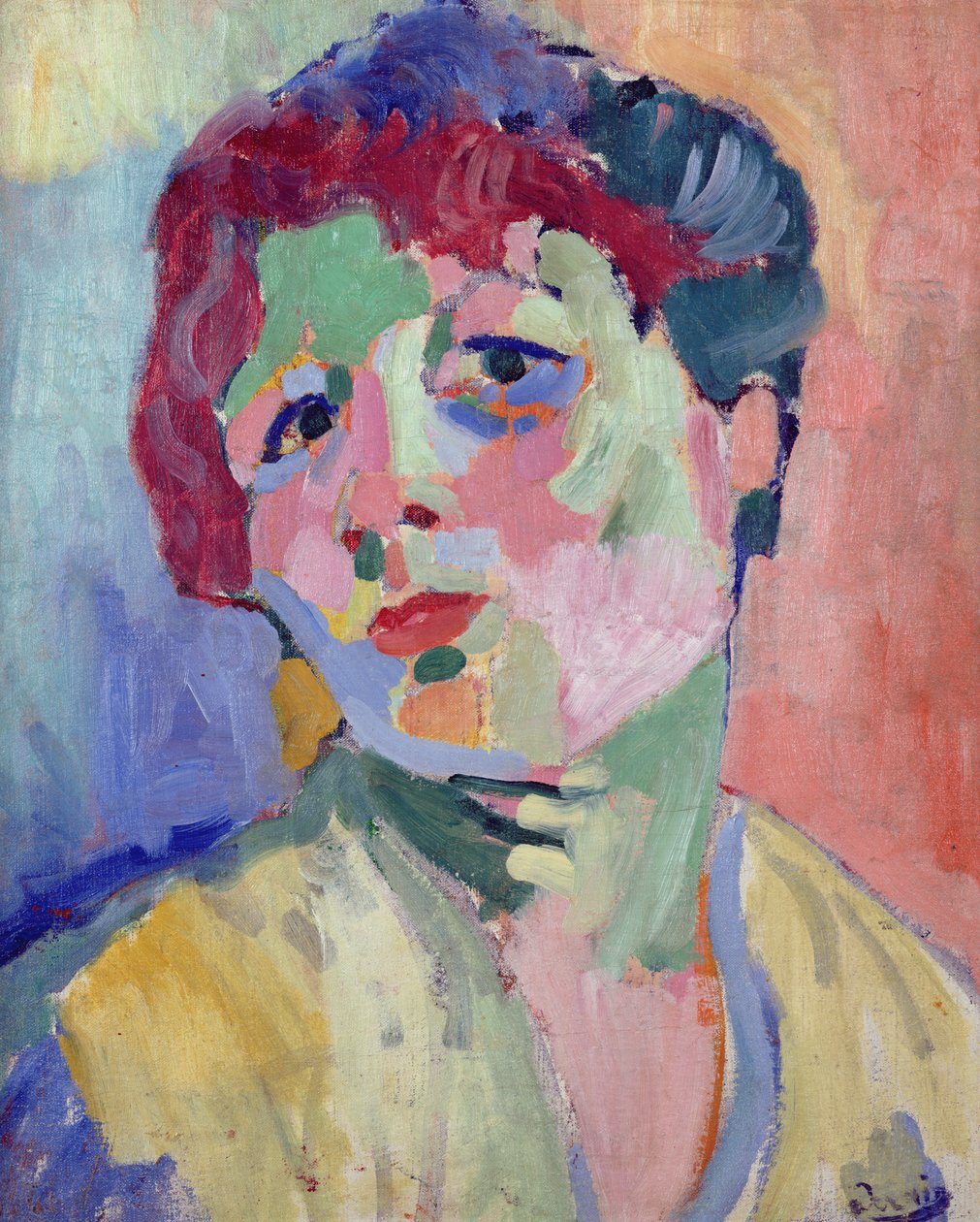 Huvud av en kvinna av Andre Derain