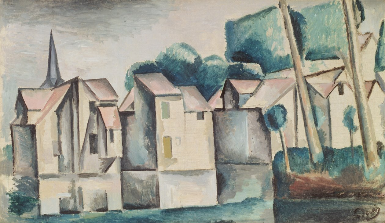Hus vid vattnet av Andre Derain