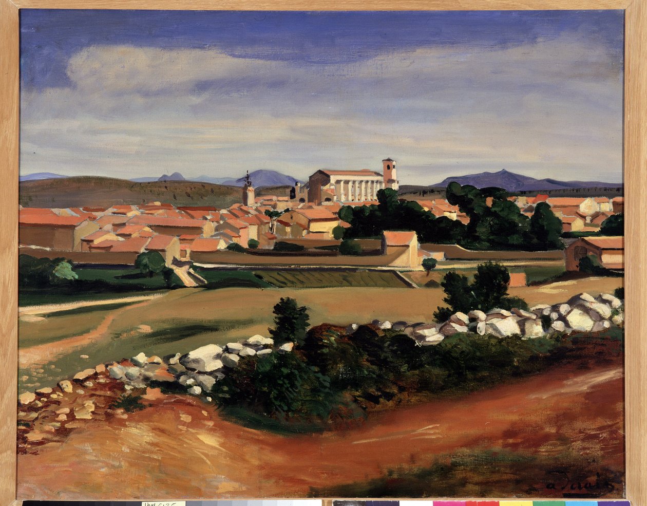 Landskap av Saint Maximin av Andre Derain