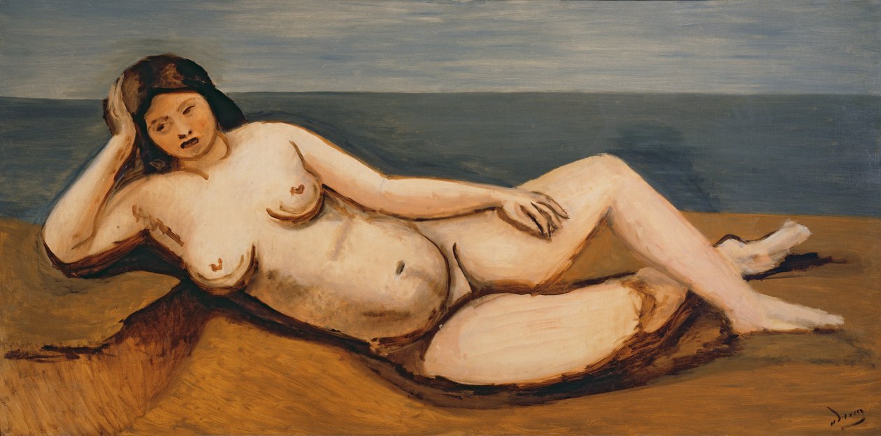 Stor liggande naken, ca 1926-27 (olja på duk) (se även 287579) av Andre Derain