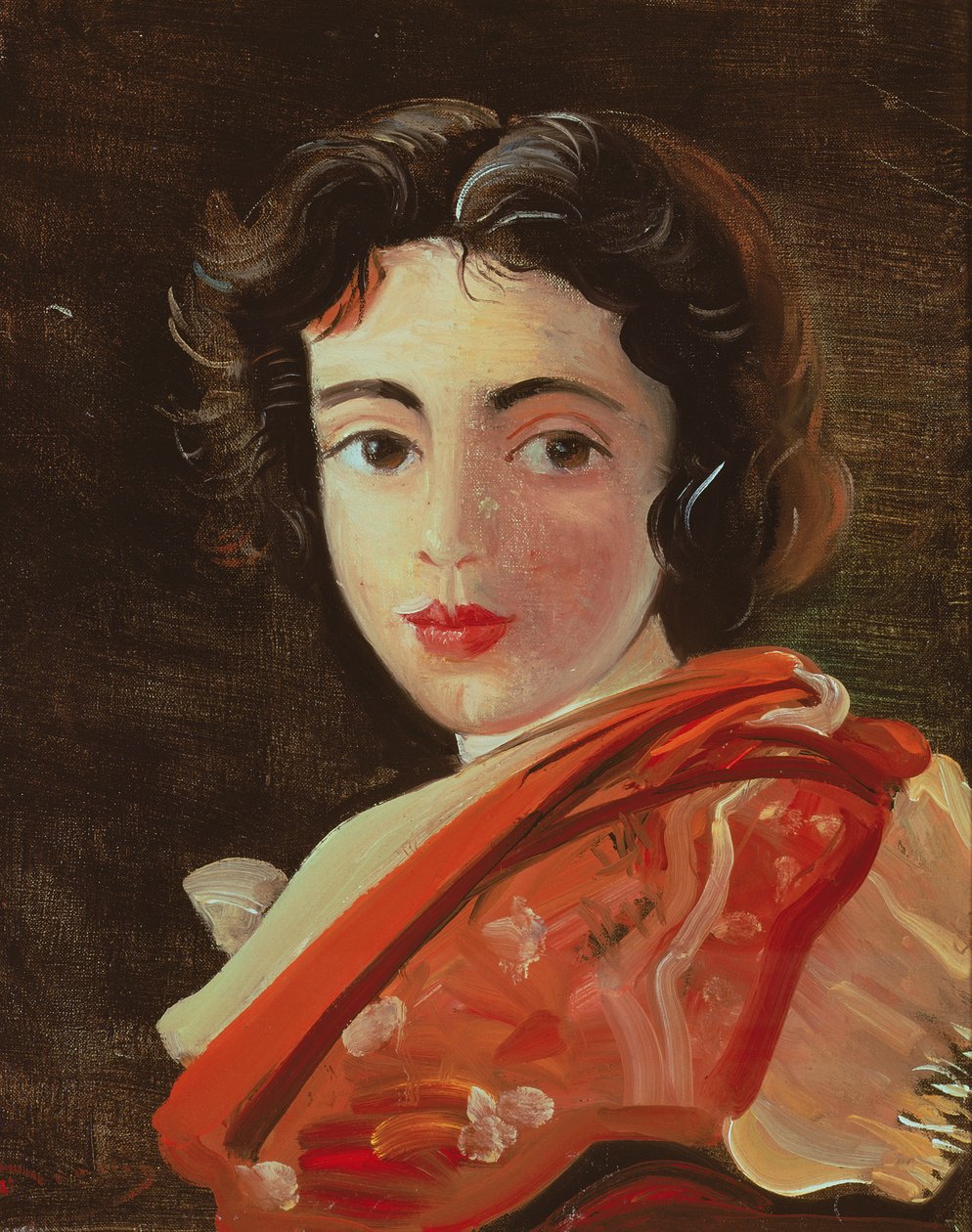Porträtt av Mlle Aunie av Andre Derain