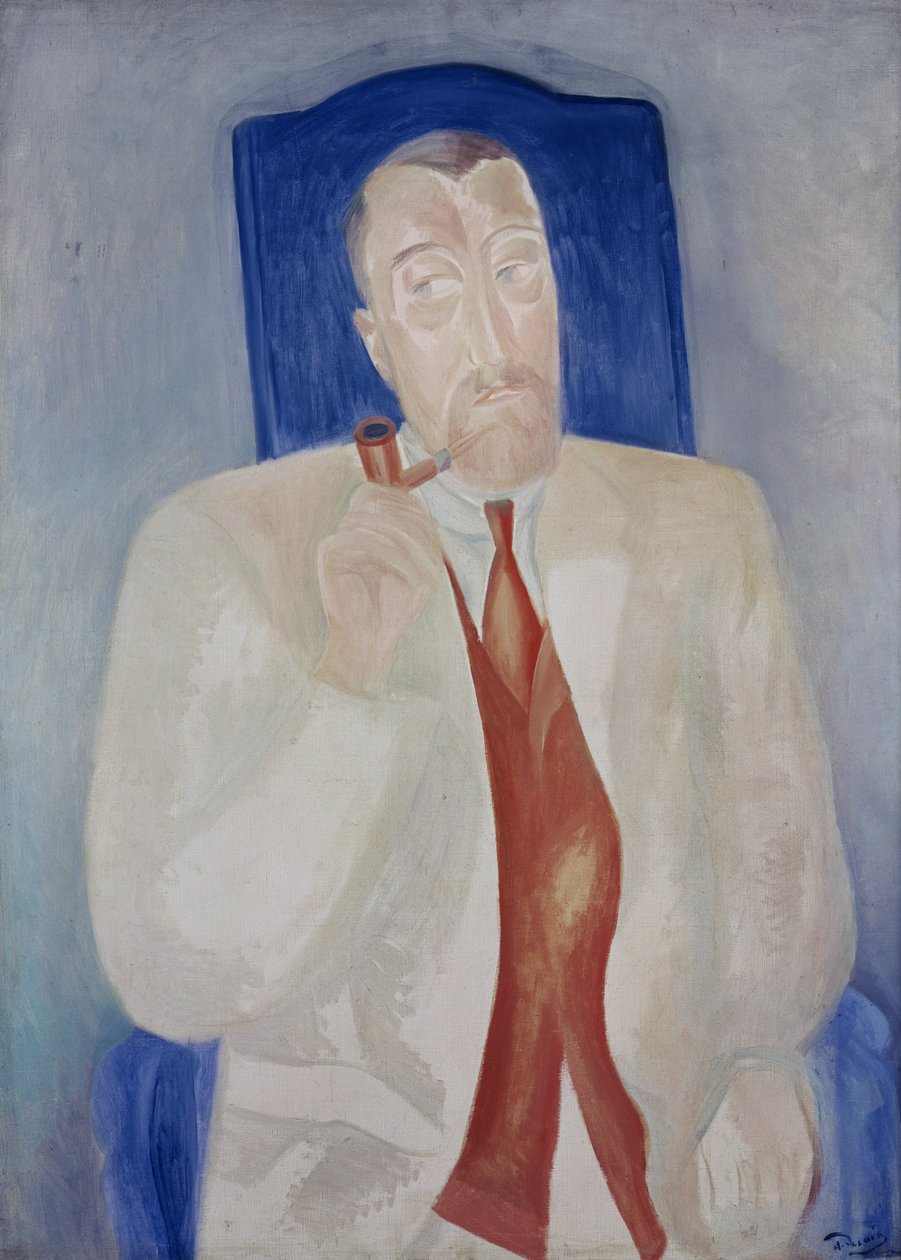 Porträtt av Paul Poiret (1879-1944) fransk kläddesigner av Andre Derain